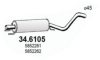 OPEL 13143424 Middle Silencer